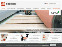 Tablet Screenshot of nobless.pl